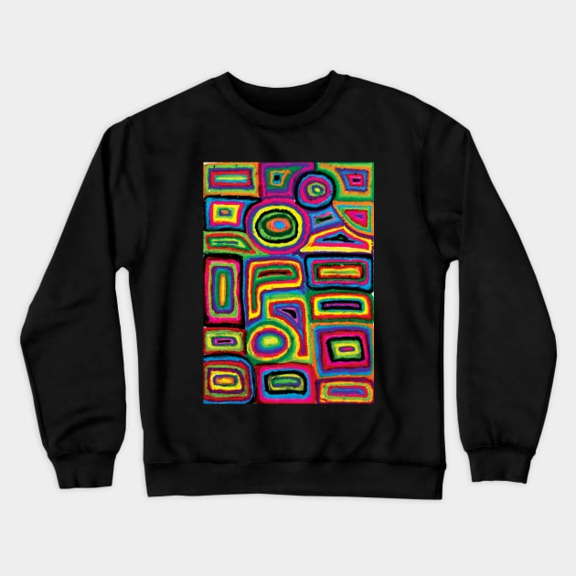 Rainbow Crewneck Sweatshirt by saif